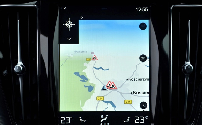 Volvo XC 60 cena 149889 przebieg: 100000, rok produkcji 2019 z Pyzdry małe 254